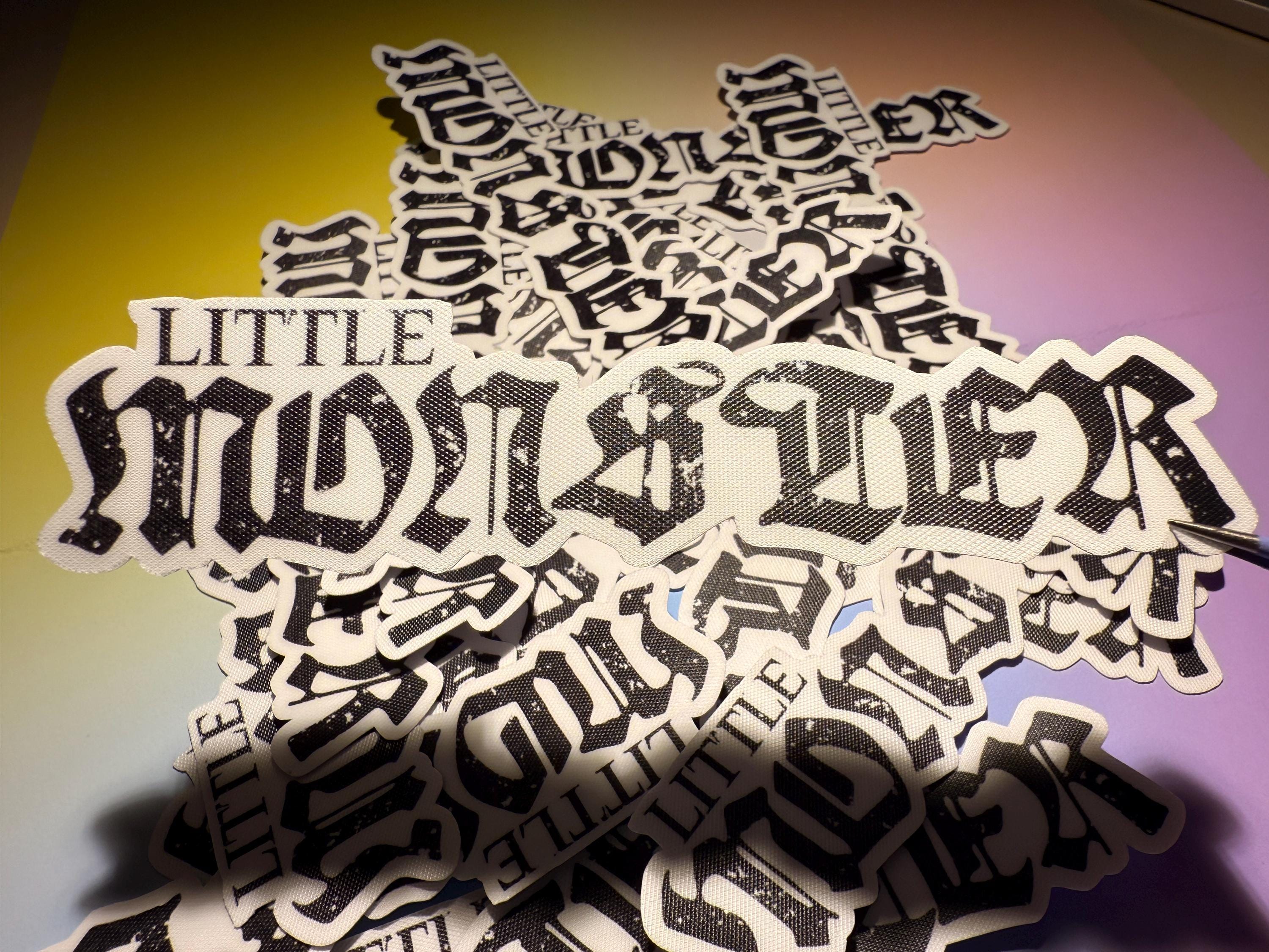 Lady Gaga Little Monster - mesh vinyl sticker