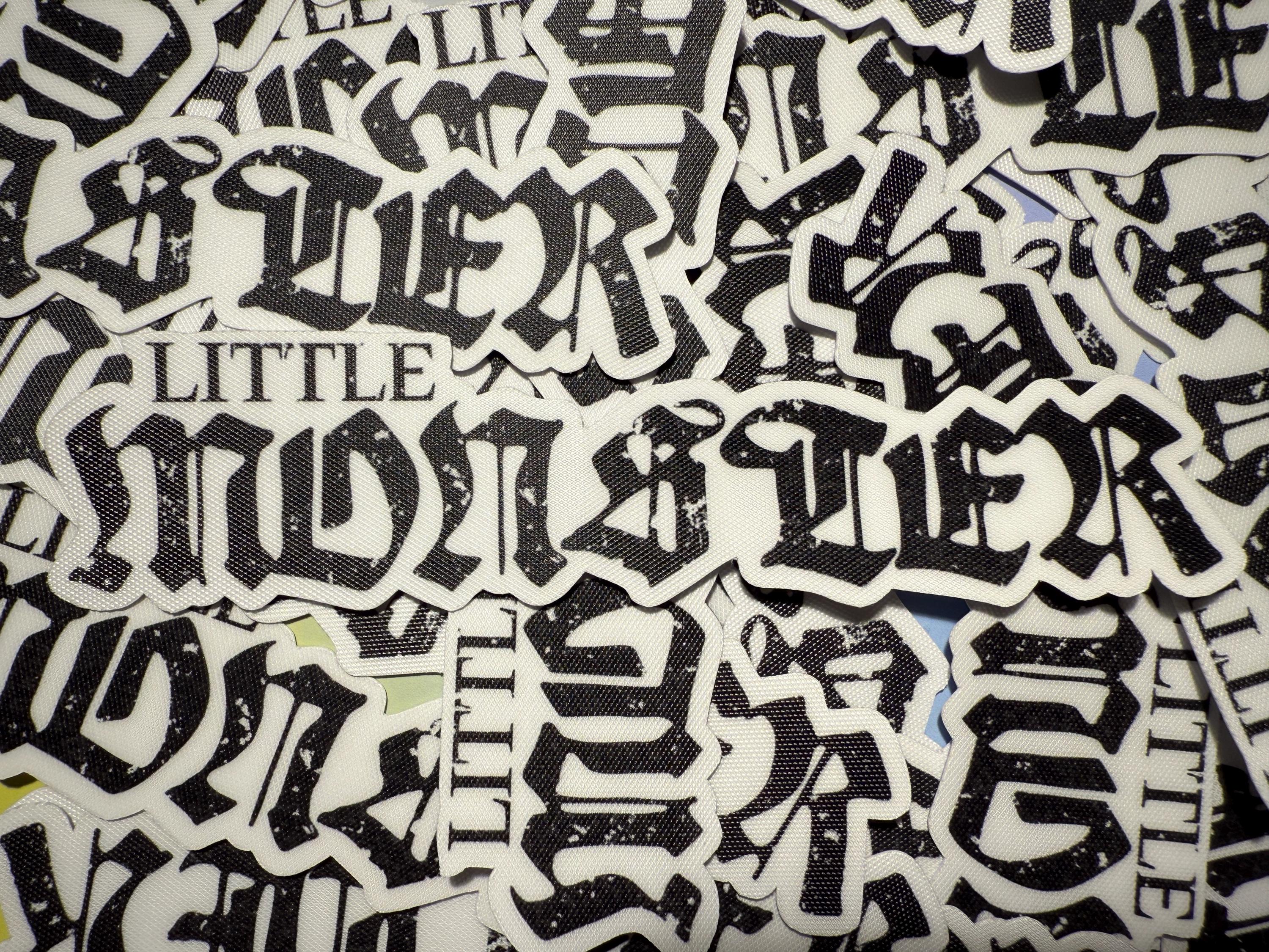 Lady Gaga Little Monster - mesh vinyl sticker