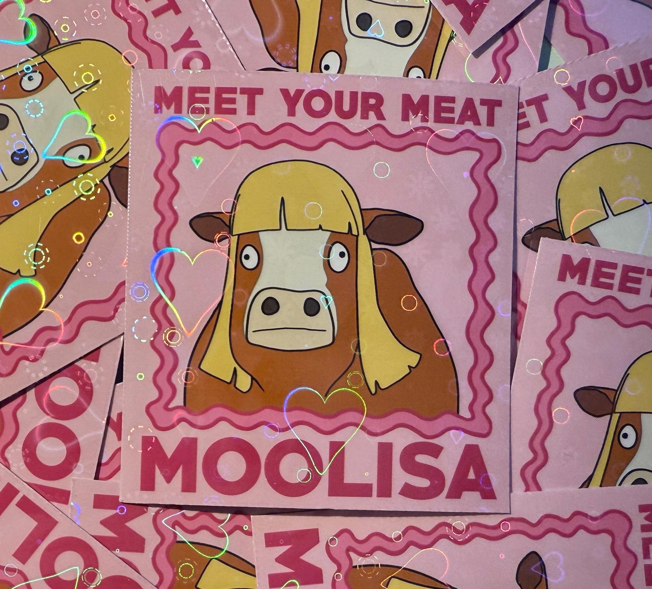 Moolisa - holographic vinyl sticker