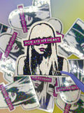 Lady Gaga Candy Warhol - holographic vinyl sticker